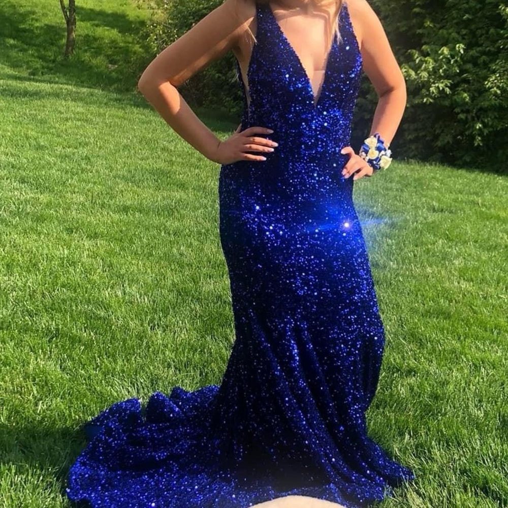 Sherri Hill sequin evening/prom dress - worn one time